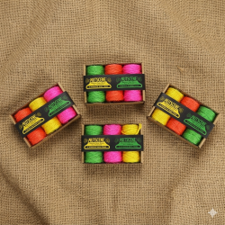 Neon jute touw